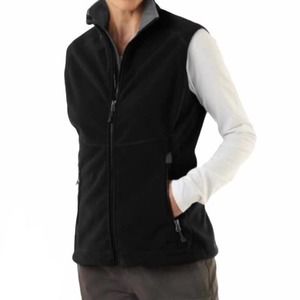 REI Women's S Black Fleece Zip Vest